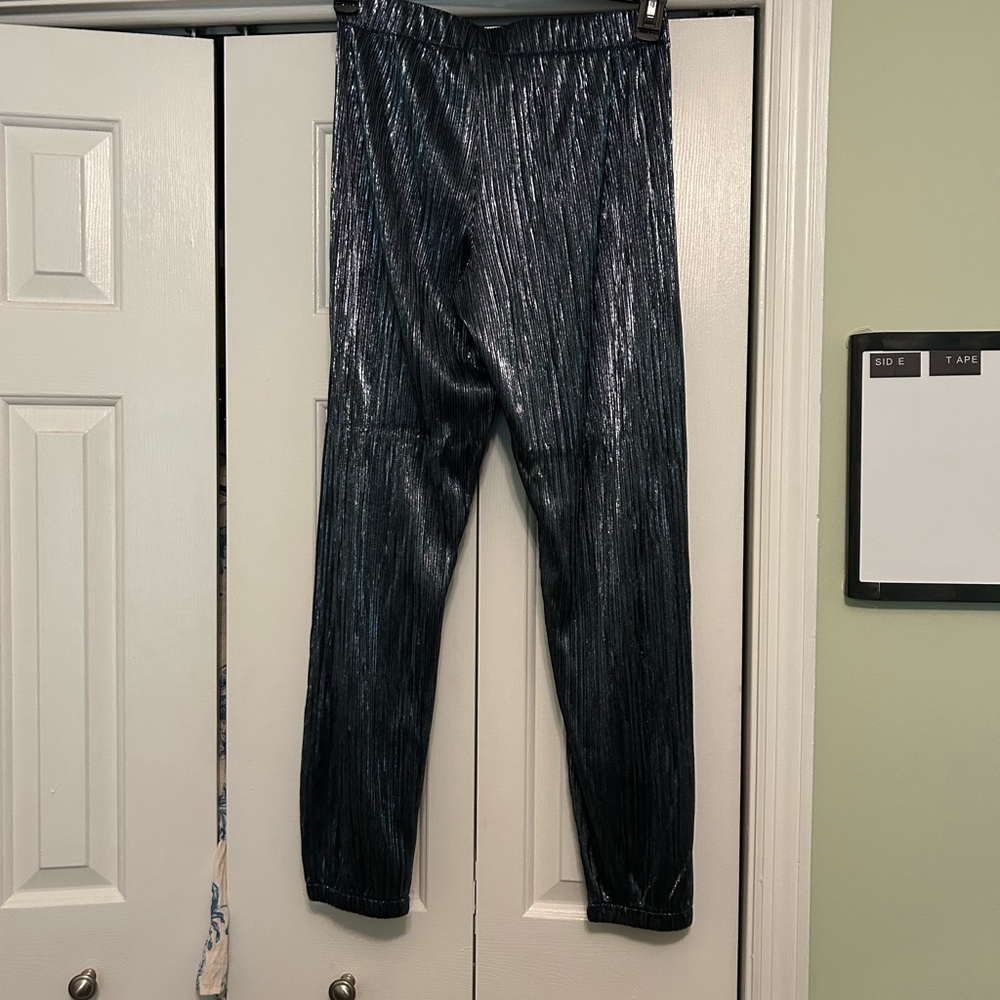 Victoria's Secret Shimmering Black Pajama Pants - Picture 2 of 3
